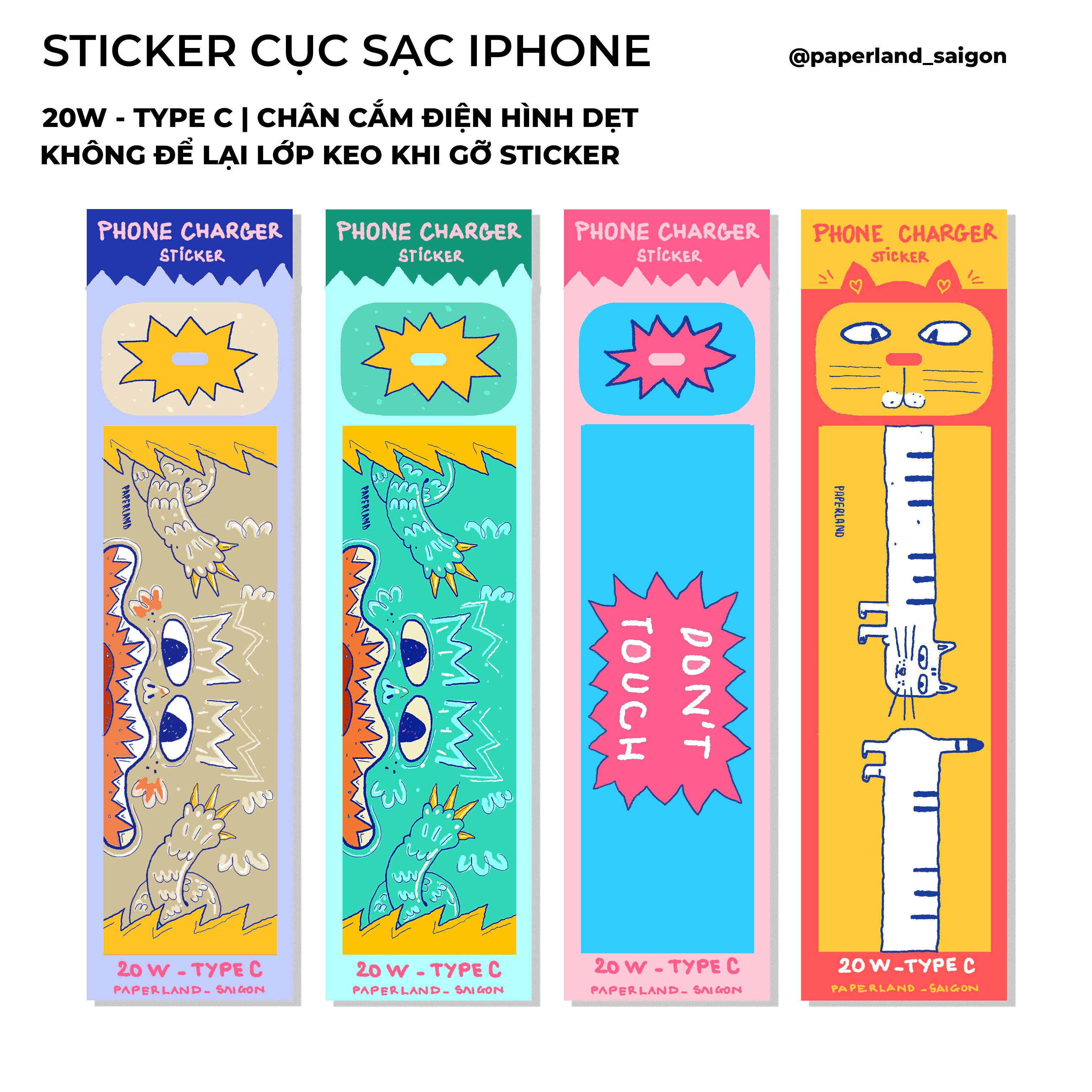 PHONE CHARGER STICKER