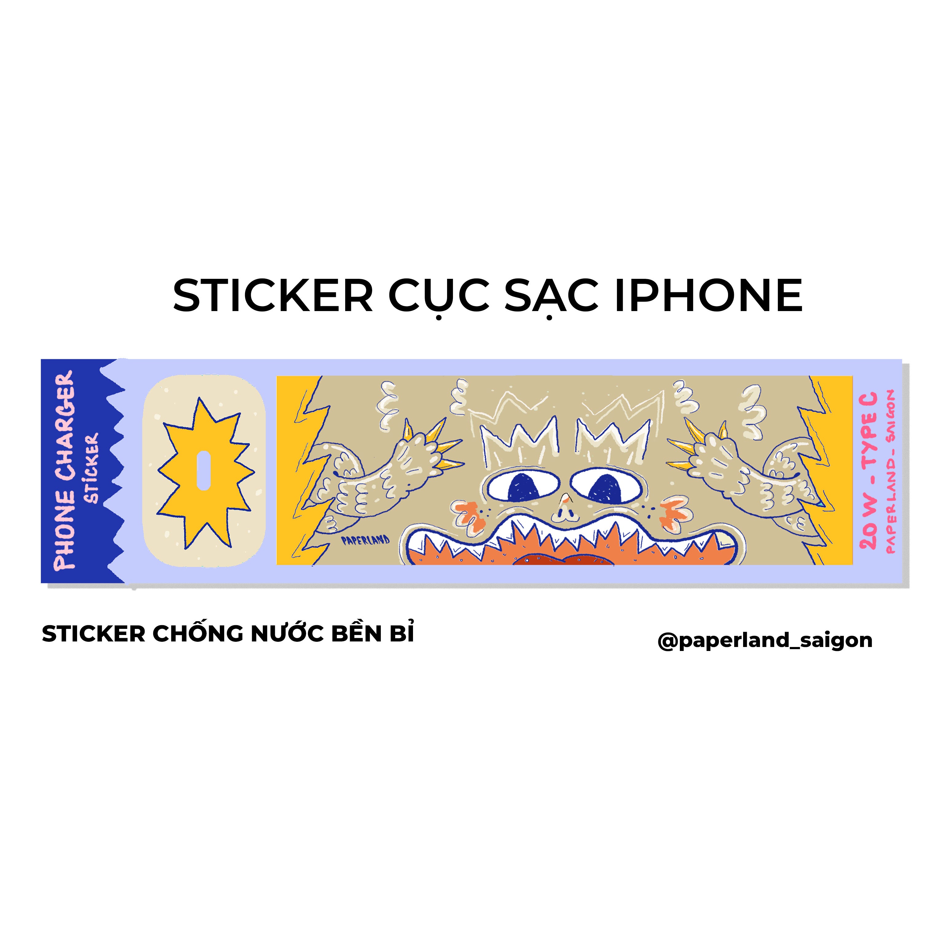 PHONE CHARGER STICKER