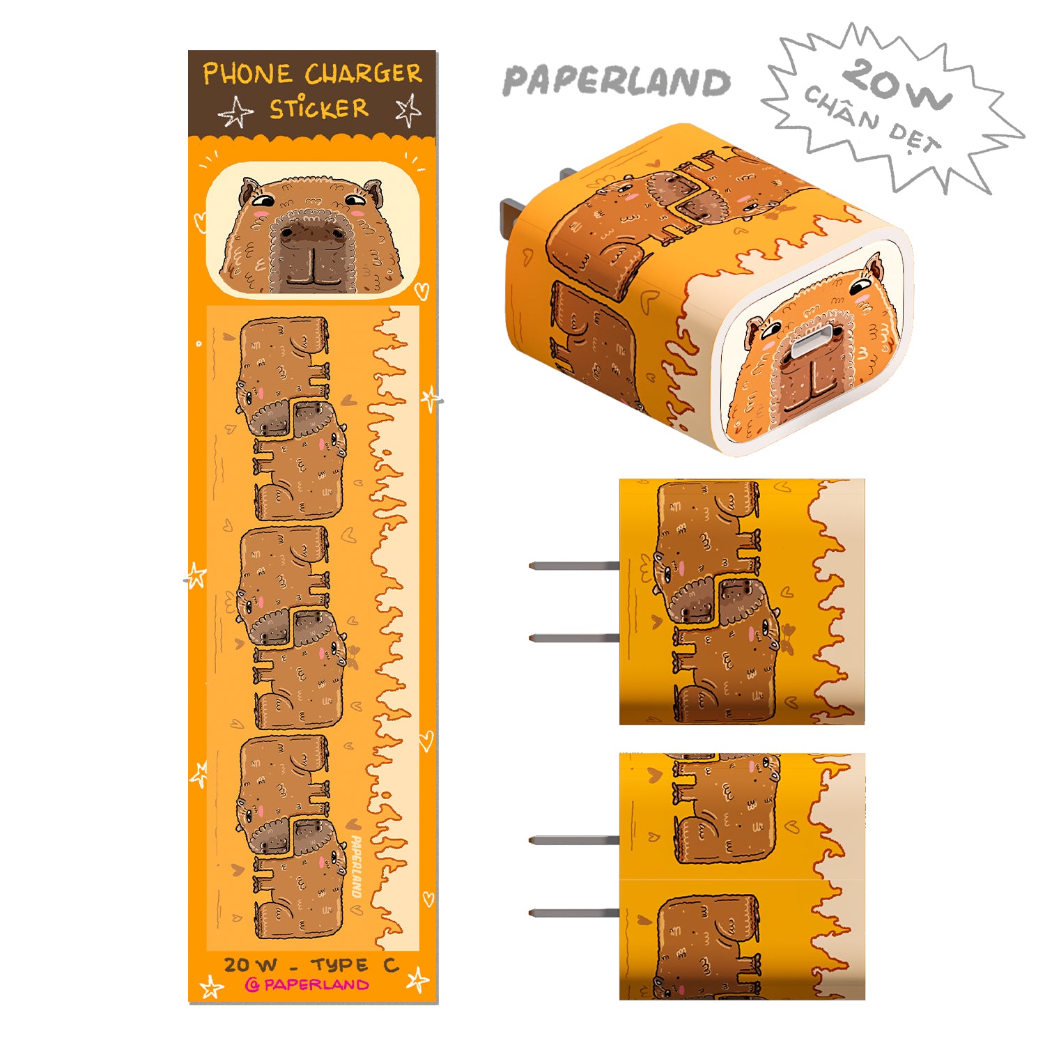 "ANIMAL" PHONE CHARGER STICKER