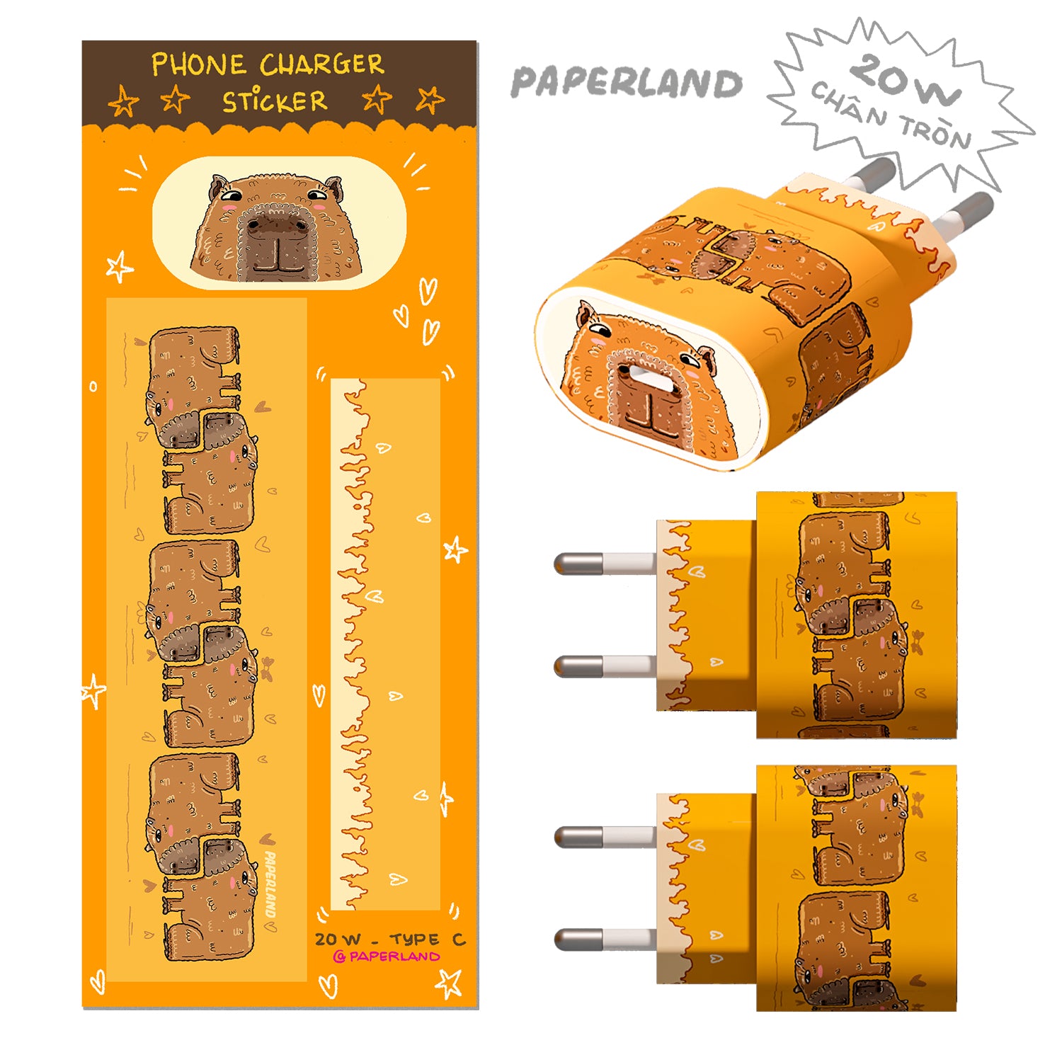 "ANIMAL" PHONE CHARGER STICKER