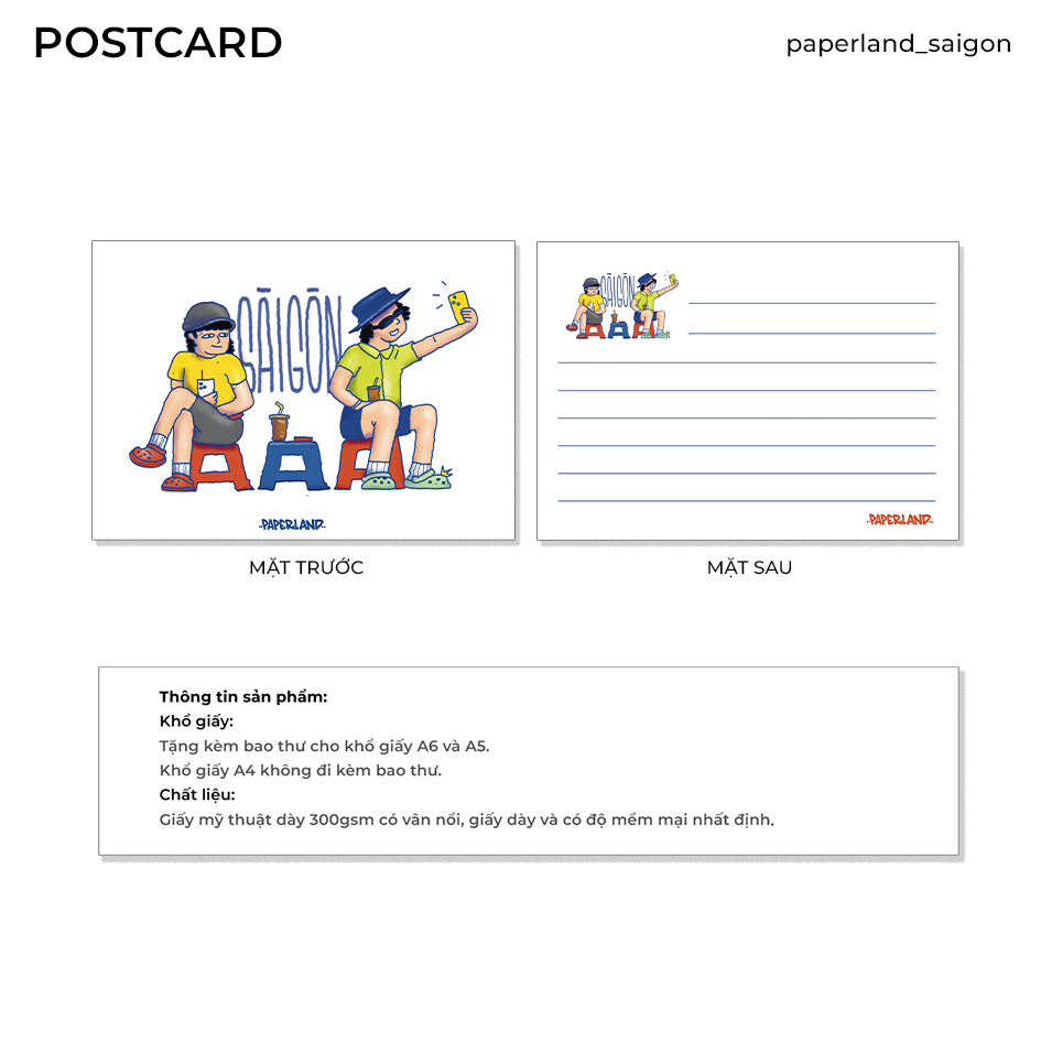 "SÀI GÒN" POSTCARD