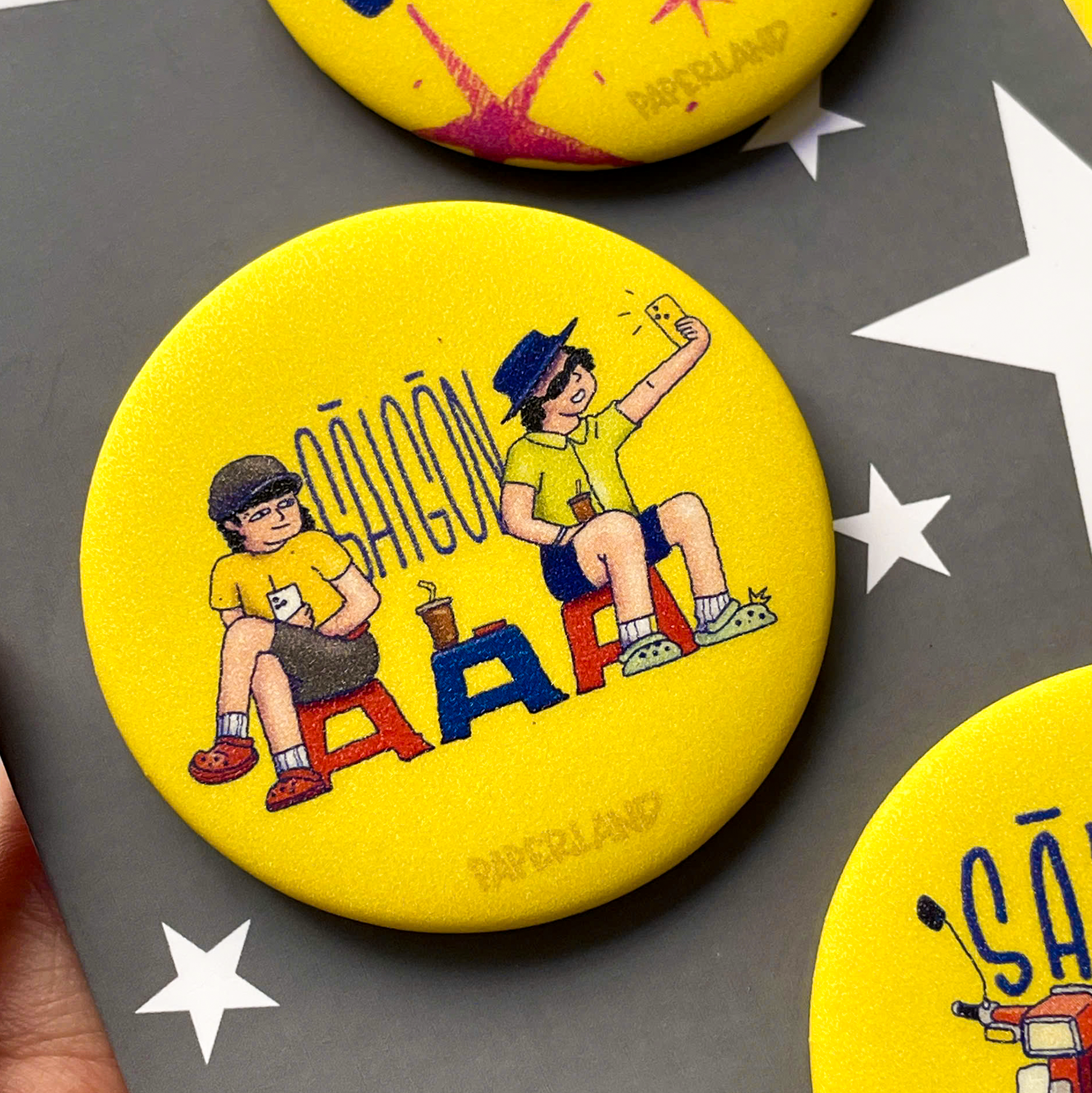 "SÀI GÒN" PIN BUTTON