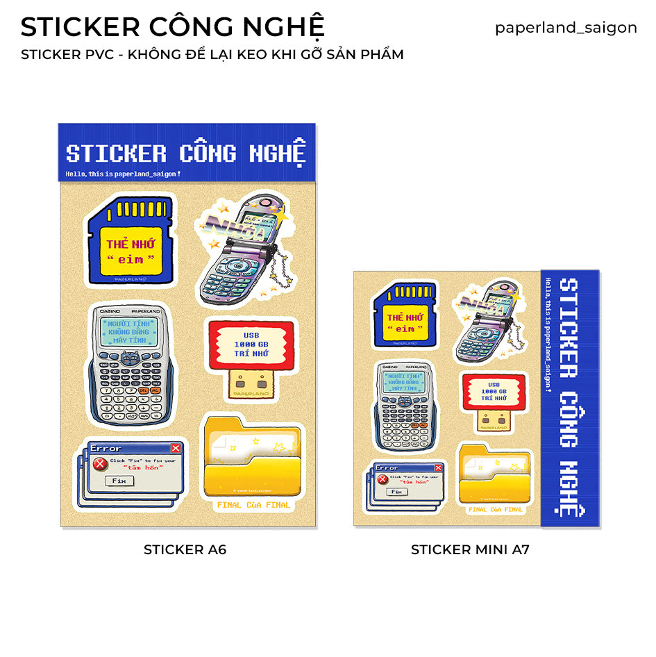 "CÔNG NGHỆ" STICKER