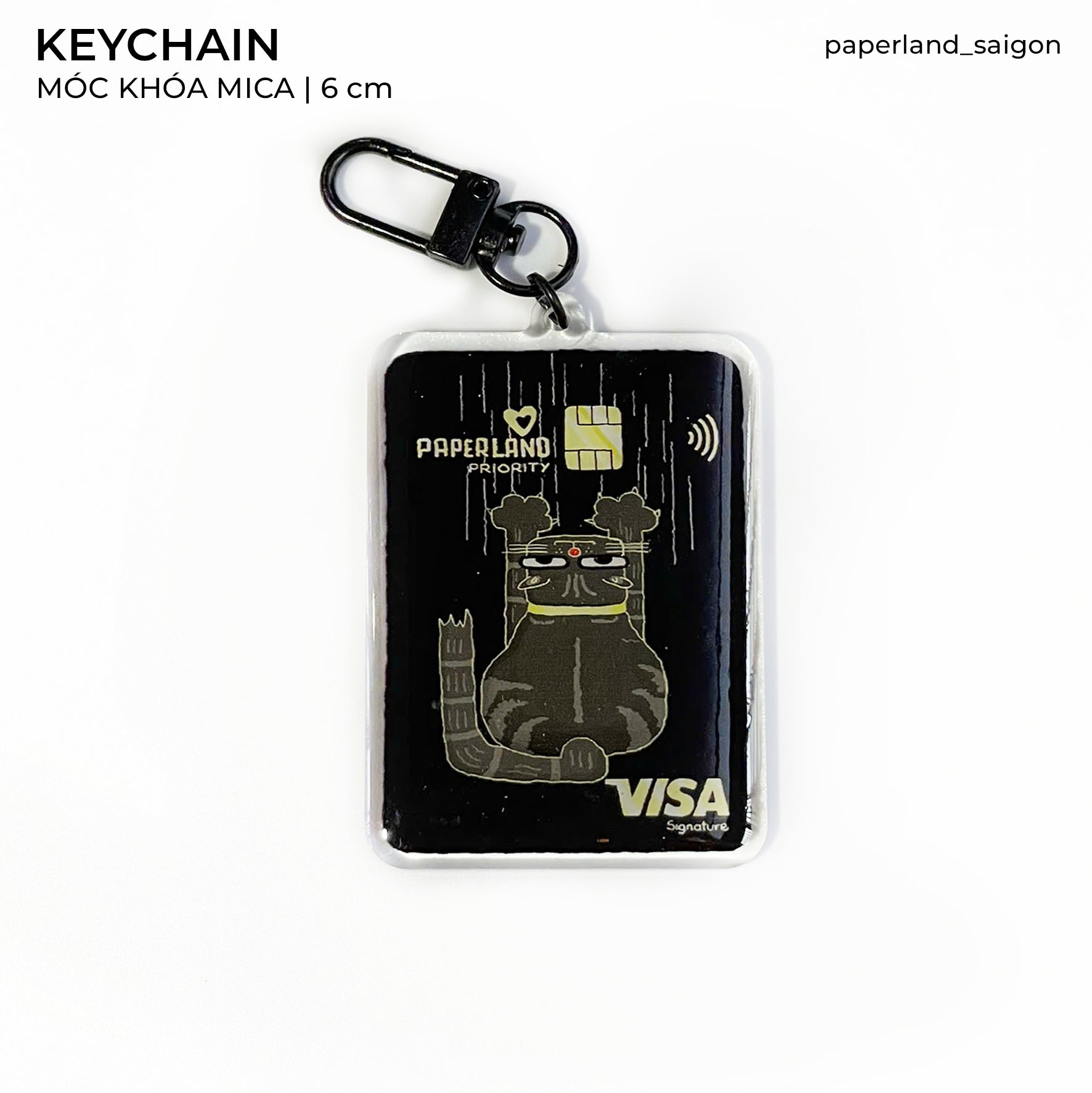 "BLACK CARD" KEYCHAIN