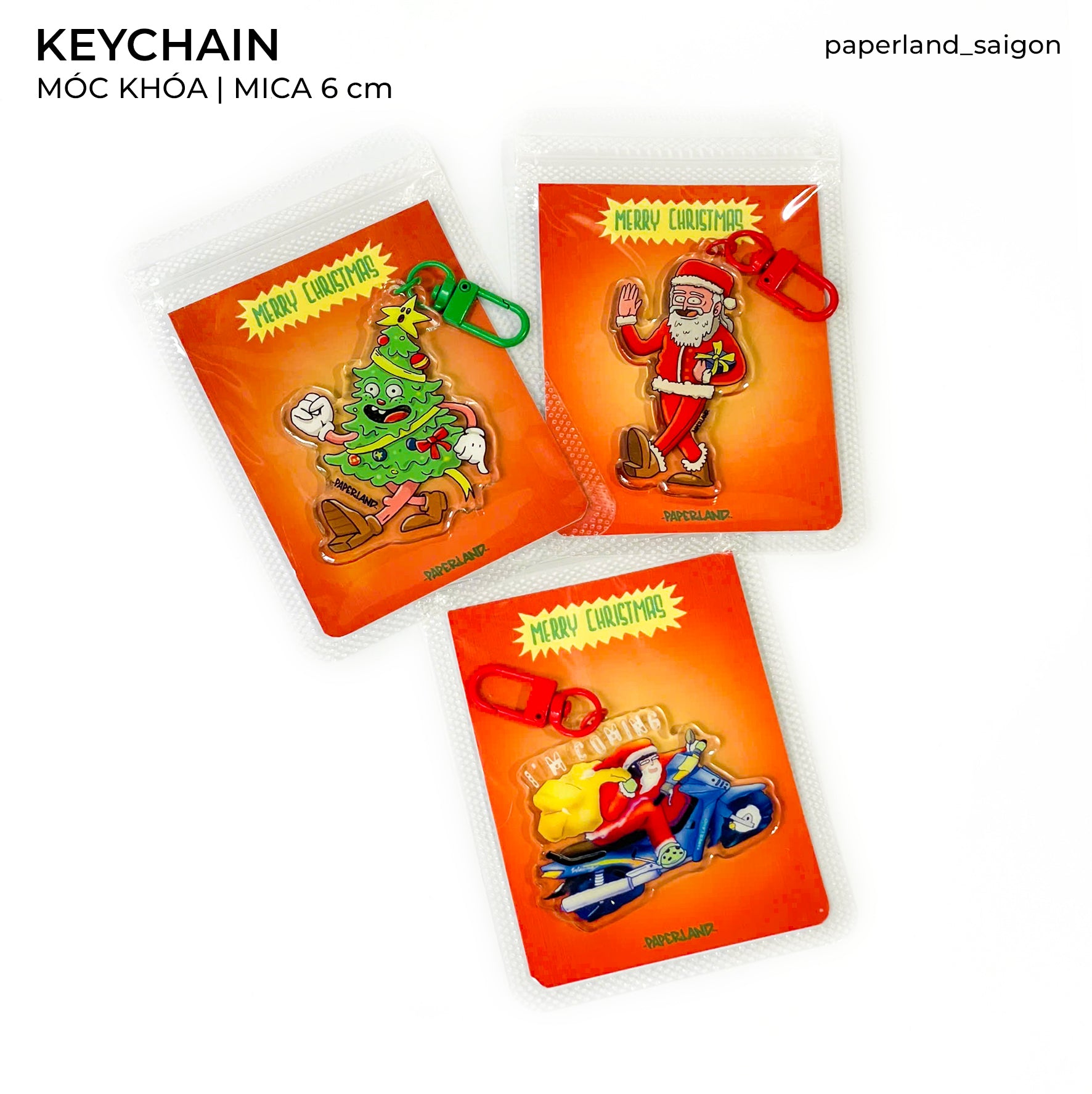 "ÔNG GIÀ NOEL" KEYCHAIN