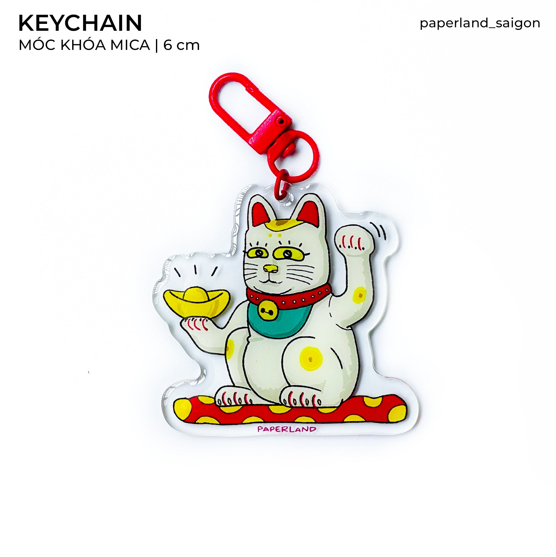 "MÈO THẦN TÀI" KEYCHAIN