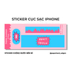 PHONE CHARGER STICKER