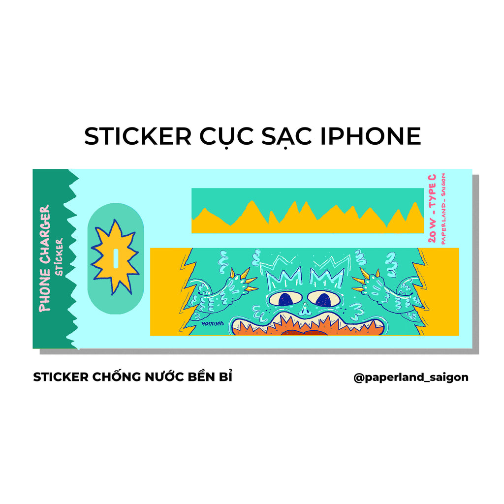 PHONE CHARGER STICKER