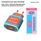 PHONE CHARGER STICKER