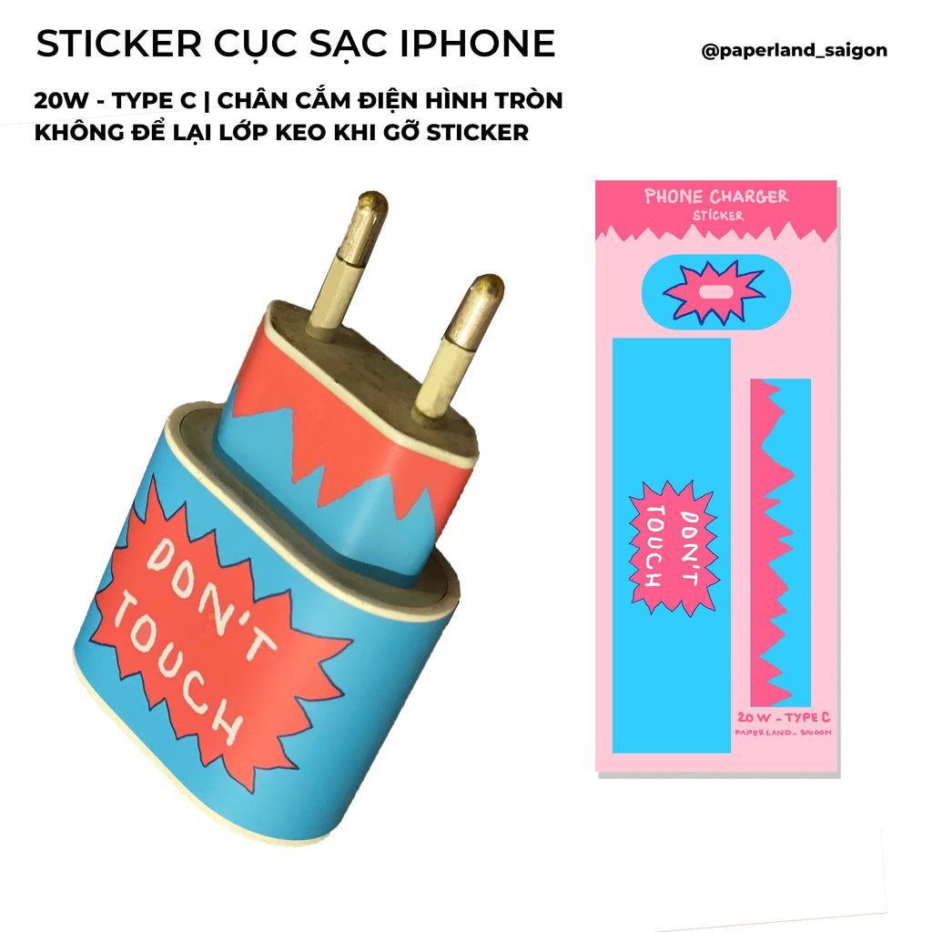 PHONE CHARGER STICKER