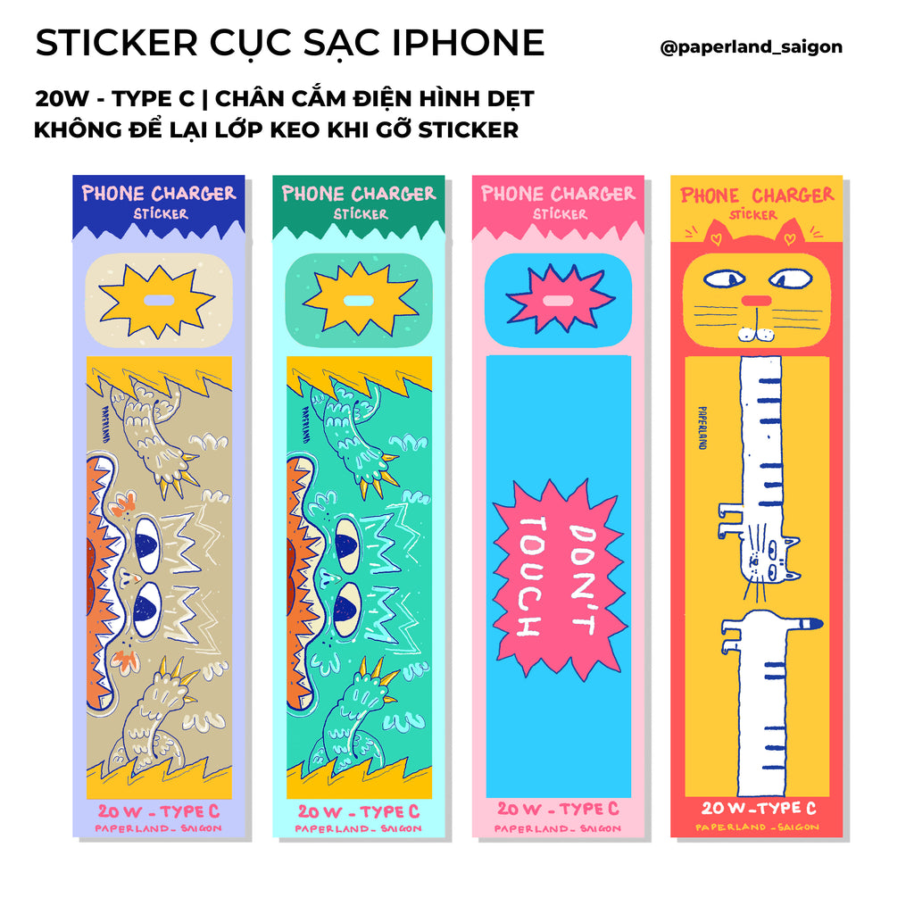 PHONE CHARGER STICKER