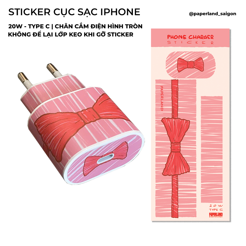 "PAINTING" PHONE CHARGER STICKER