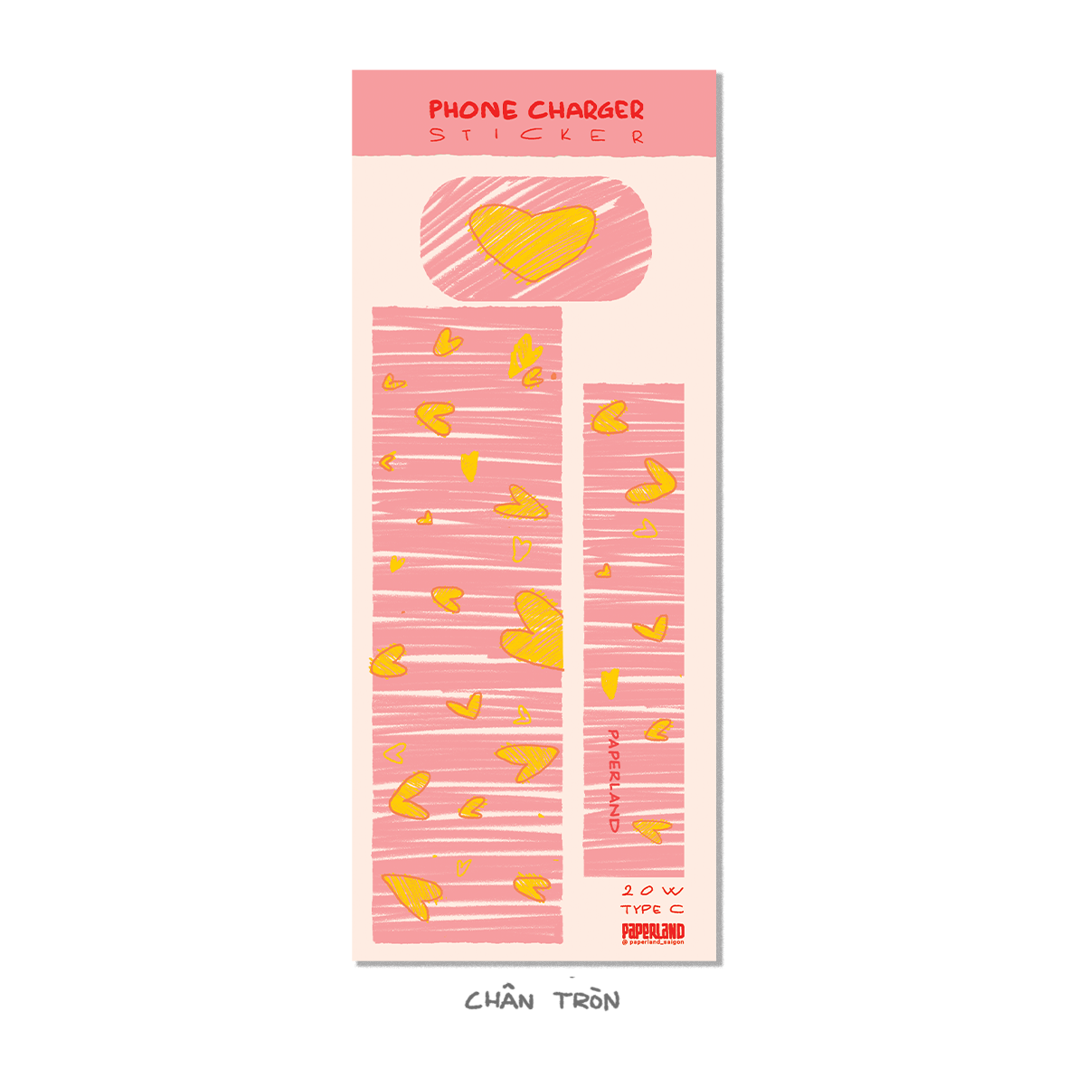 "PAINTING" PHONE CHARGER STICKER