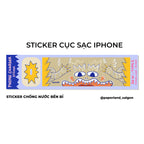 PHONE CHARGER STICKER