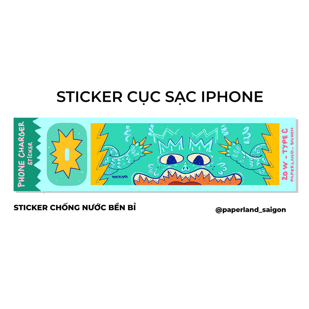 PHONE CHARGER STICKER