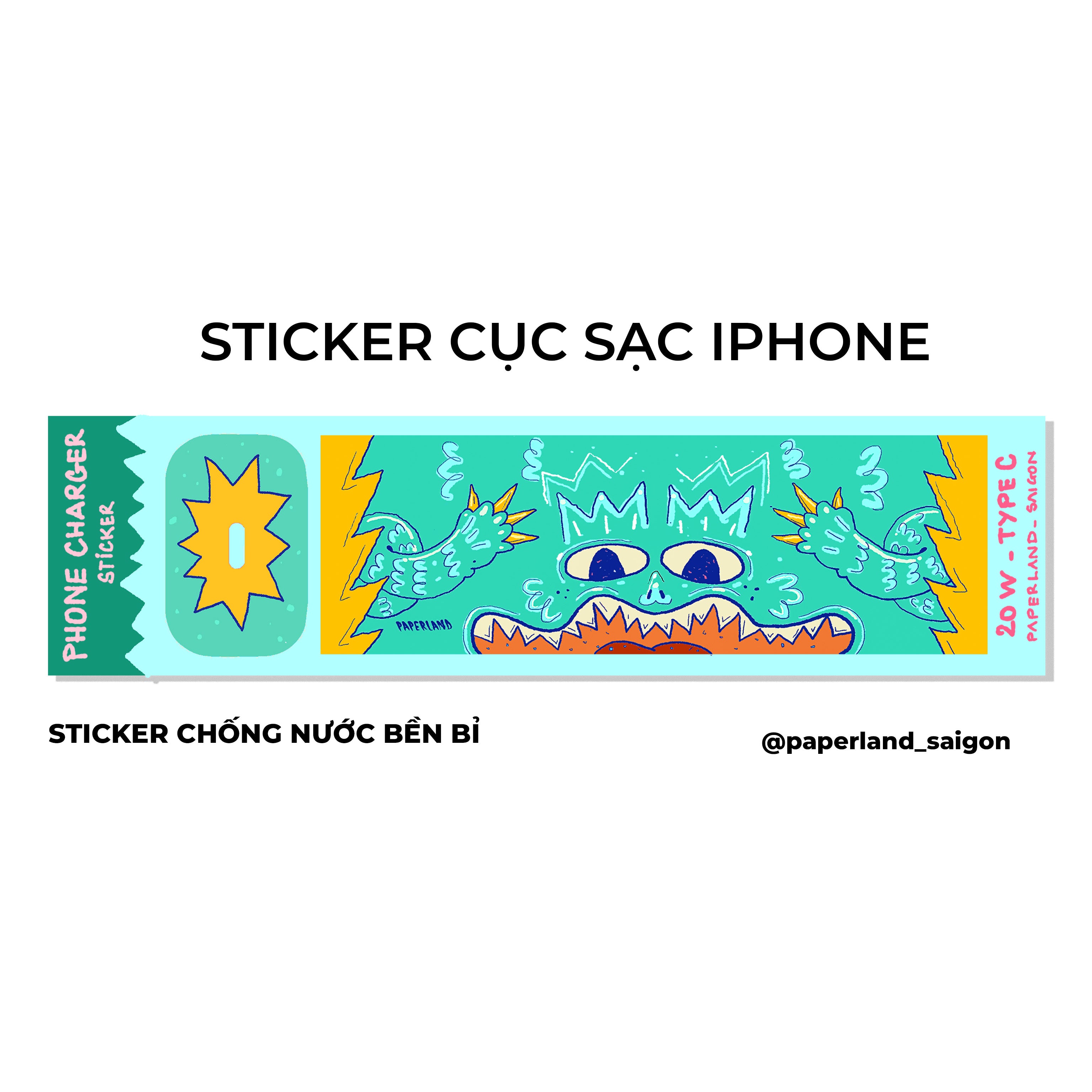 PHONE CHARGER STICKER