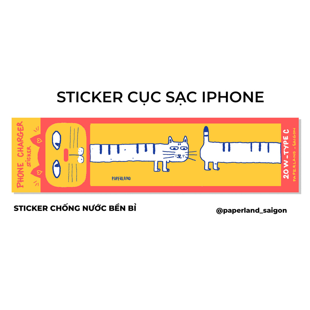 PHONE CHARGER STICKER