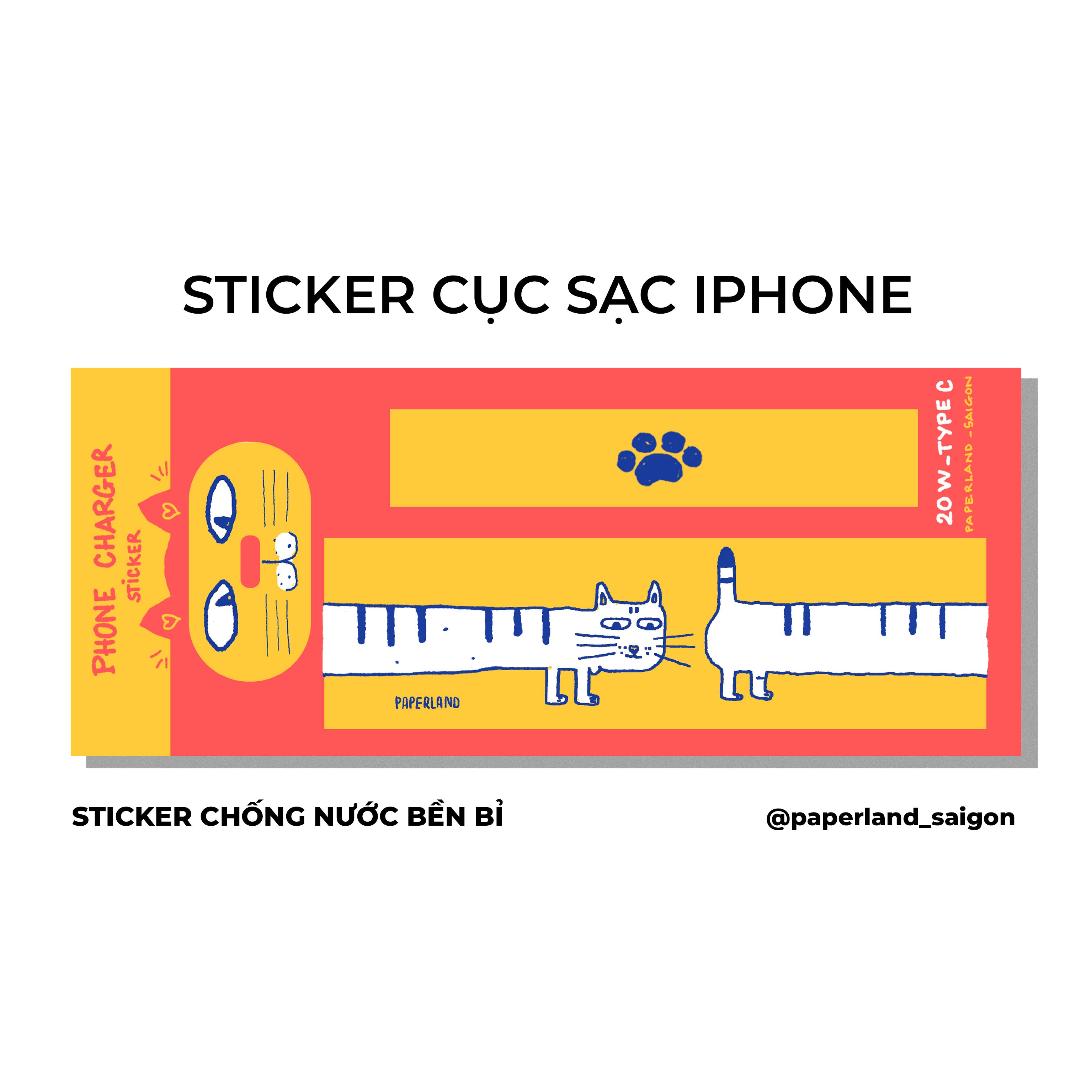 PHONE CHARGER STICKER