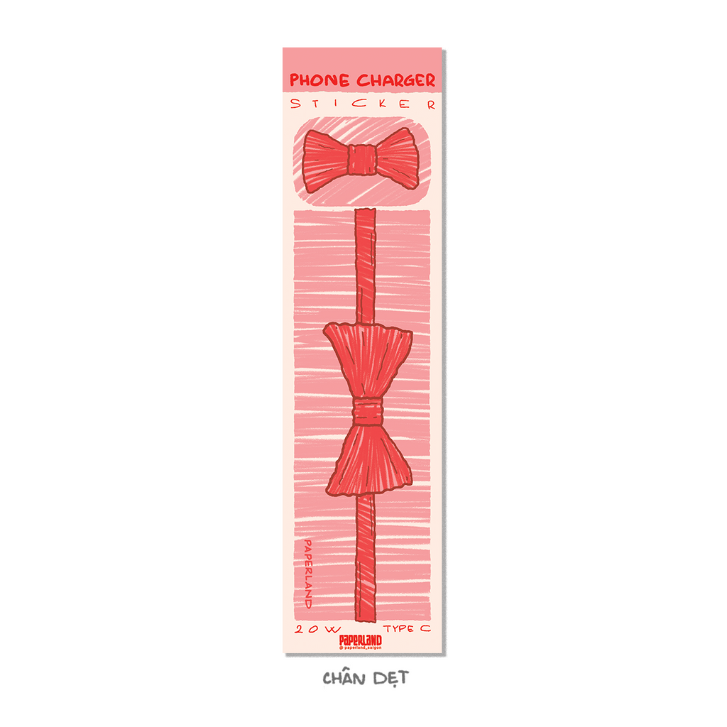 "PAINTING" PHONE CHARGER STICKER