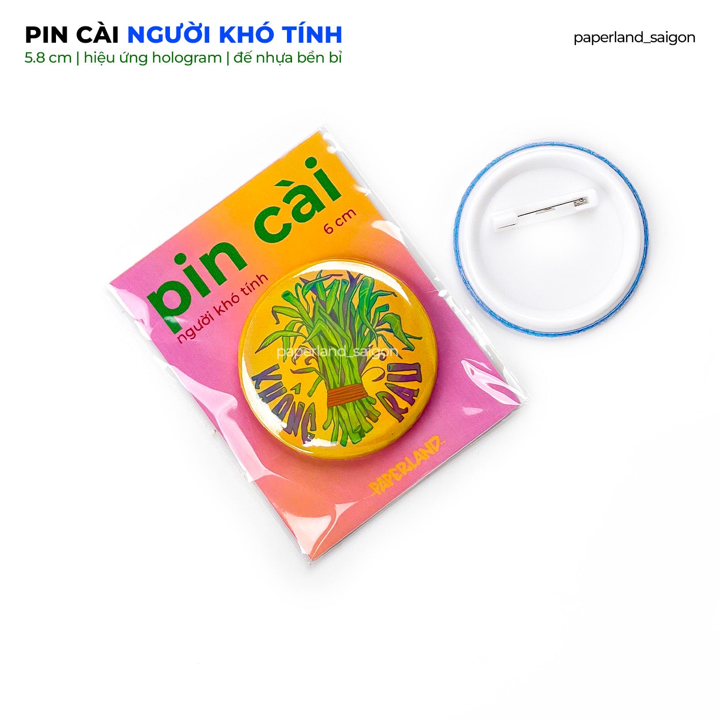 "NGƯỜI KHÓ TÍNH" PIN BUTTON