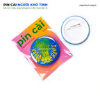 "NGƯỜI KHÓ TÍNH" PIN BUTTON