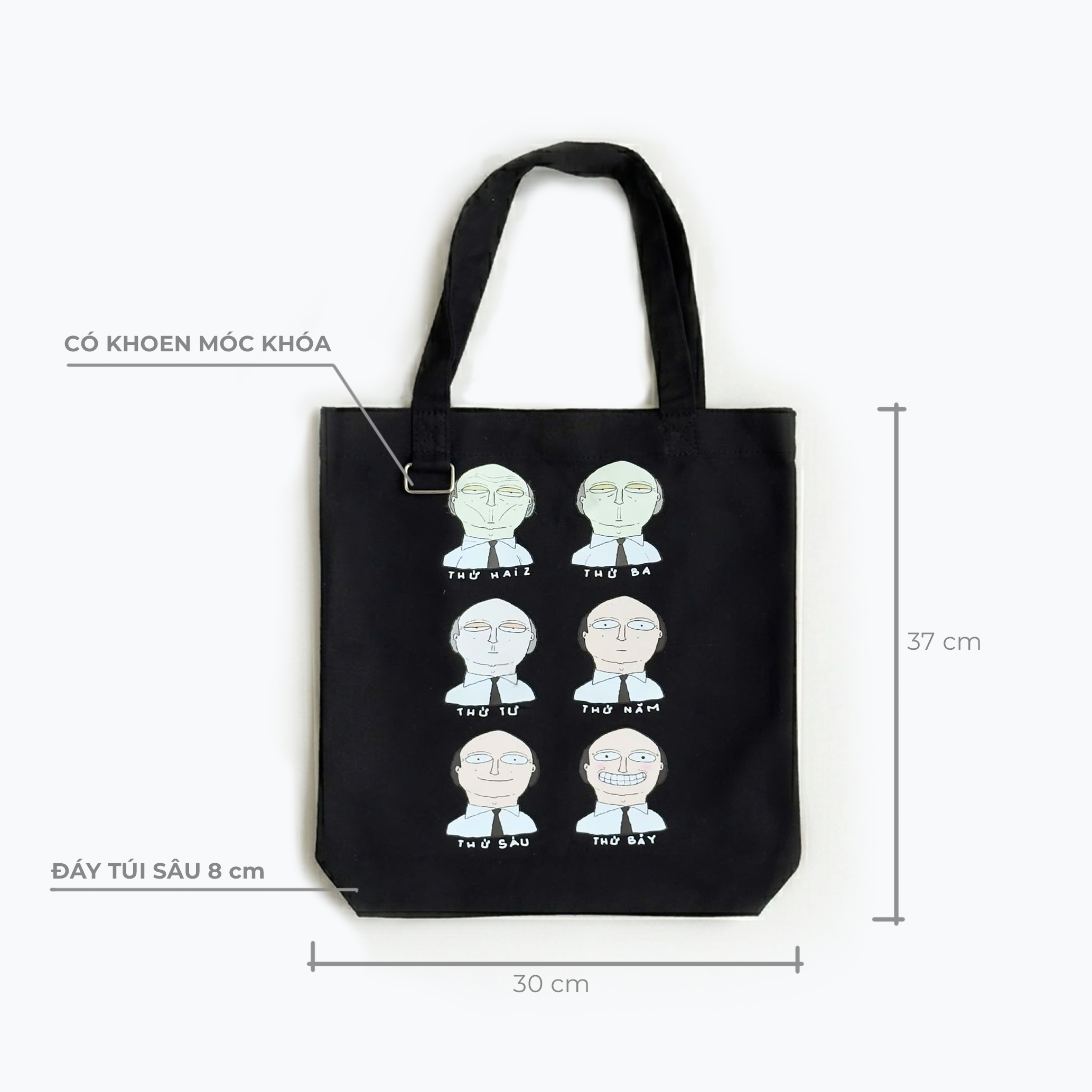 THỨ 2 - THỨ 7 TOTE BAG