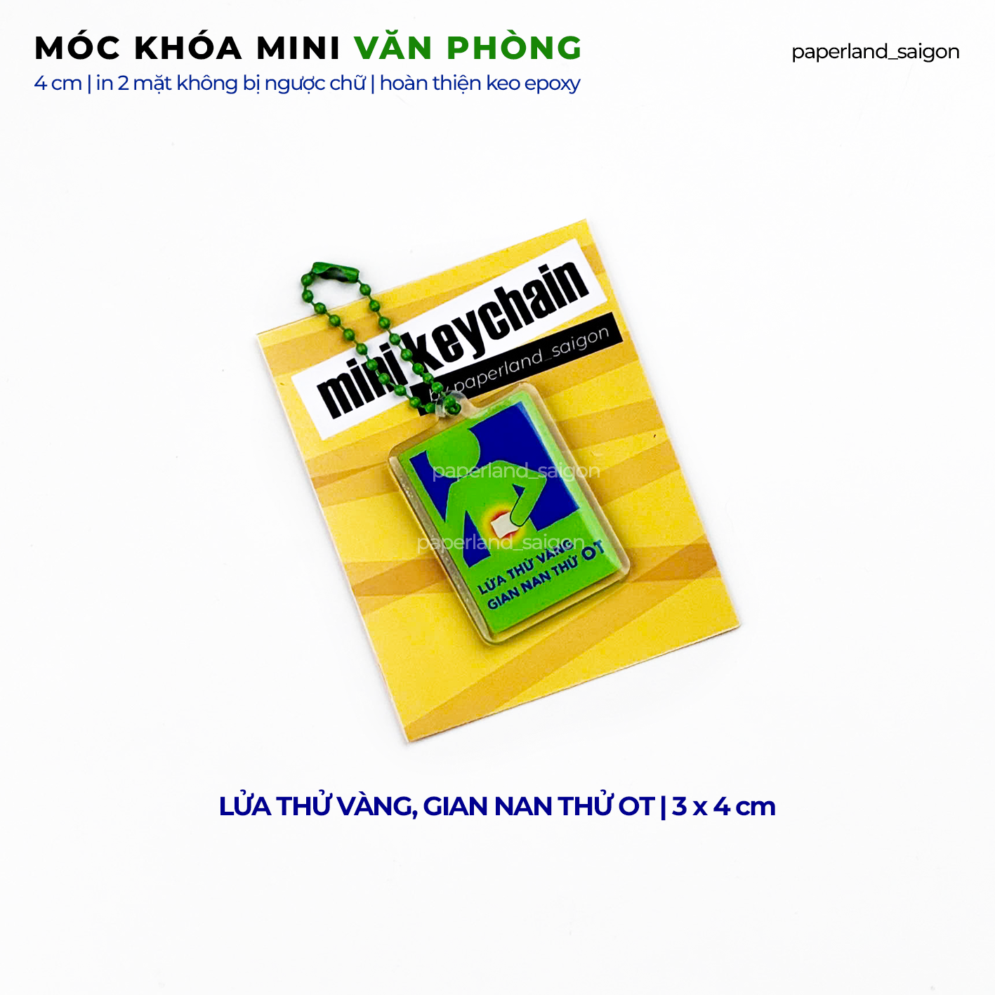 "VĂN PHÒNG" MINI KEYCHAIN