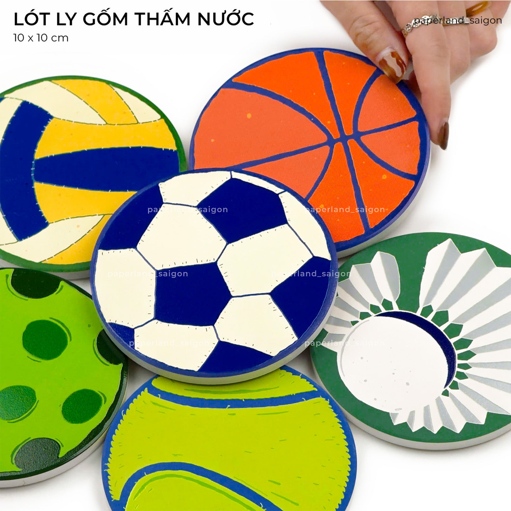 "DÂN THỂ THAO" CERAMIC COASTER