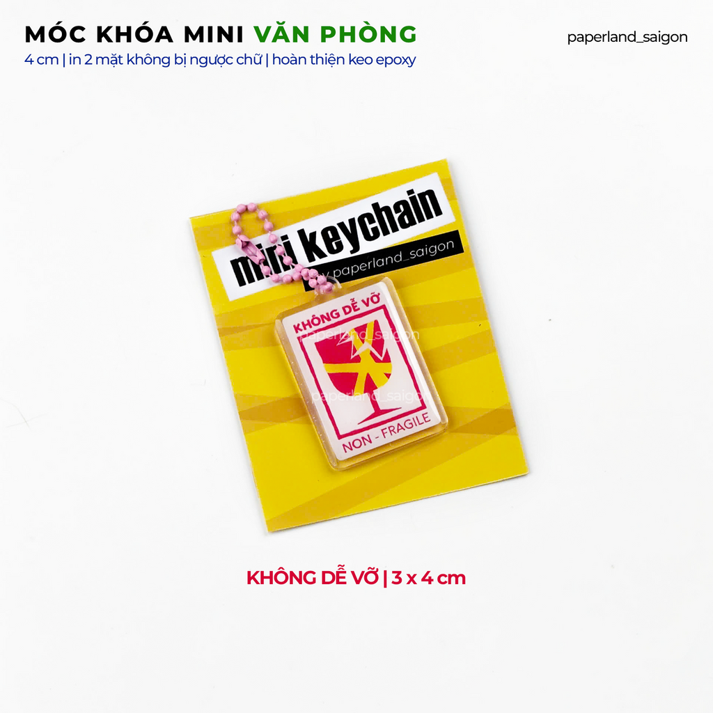 "VĂN PHÒNG" MINI KEYCHAIN