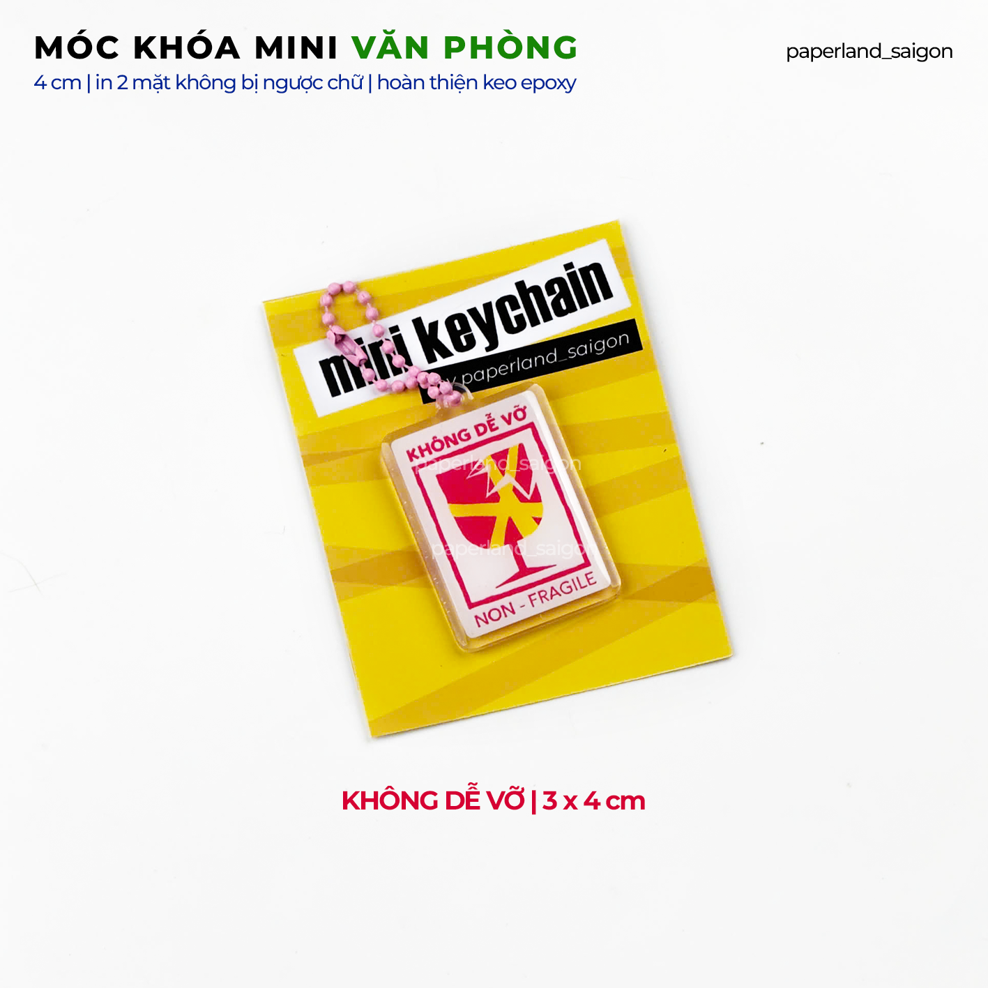 "VĂN PHÒNG" MINI KEYCHAIN