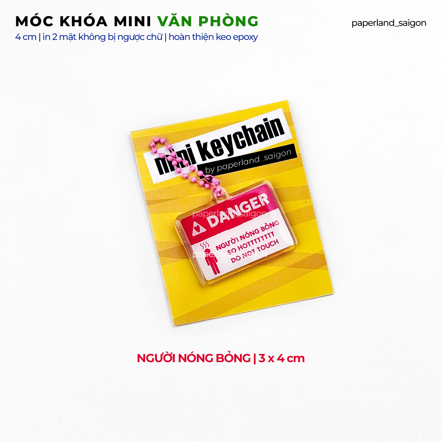 "VĂN PHÒNG" MINI KEYCHAIN