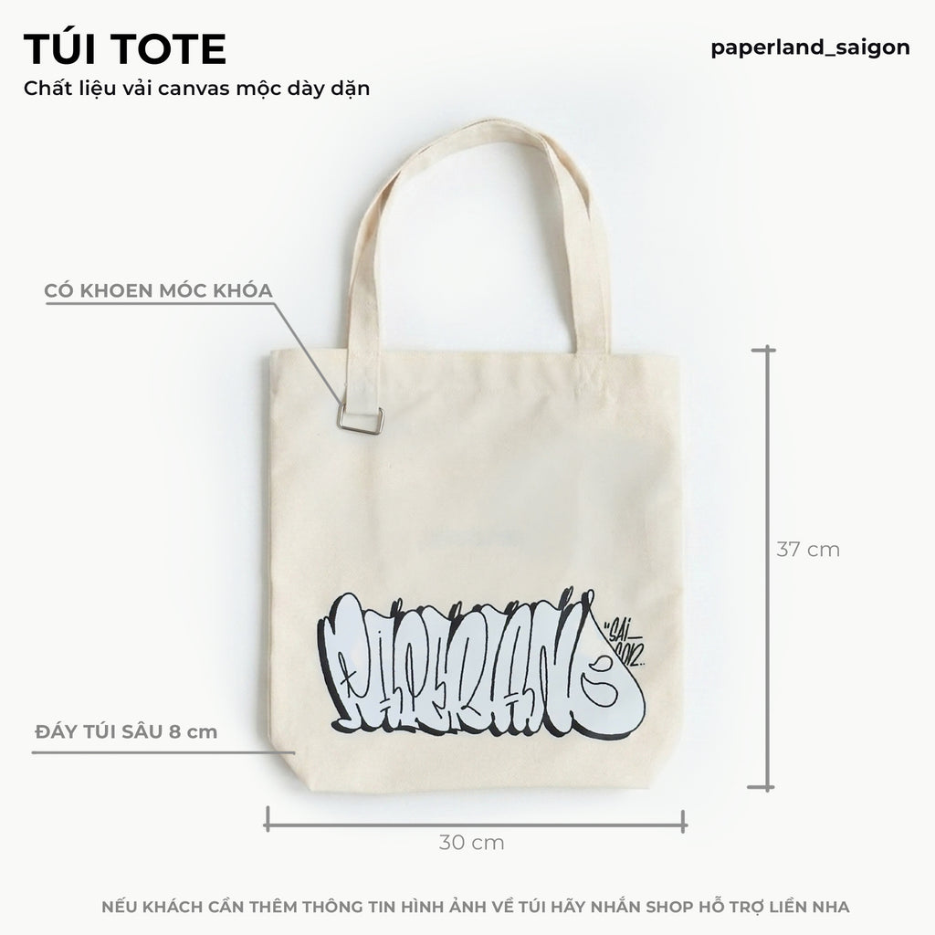 GRAFFITI PAPERLAND TOTE BAG