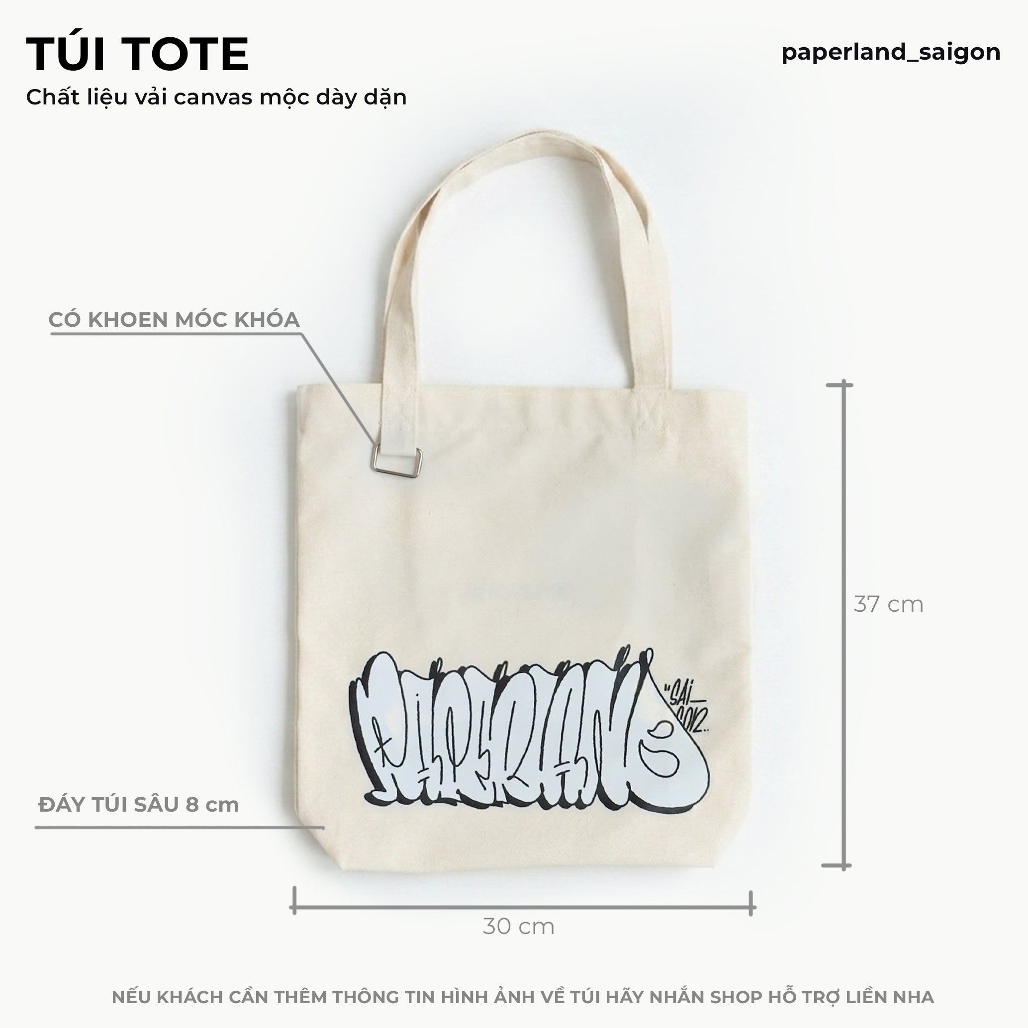 GRAFFITI PAPERLAND TOTE BAG