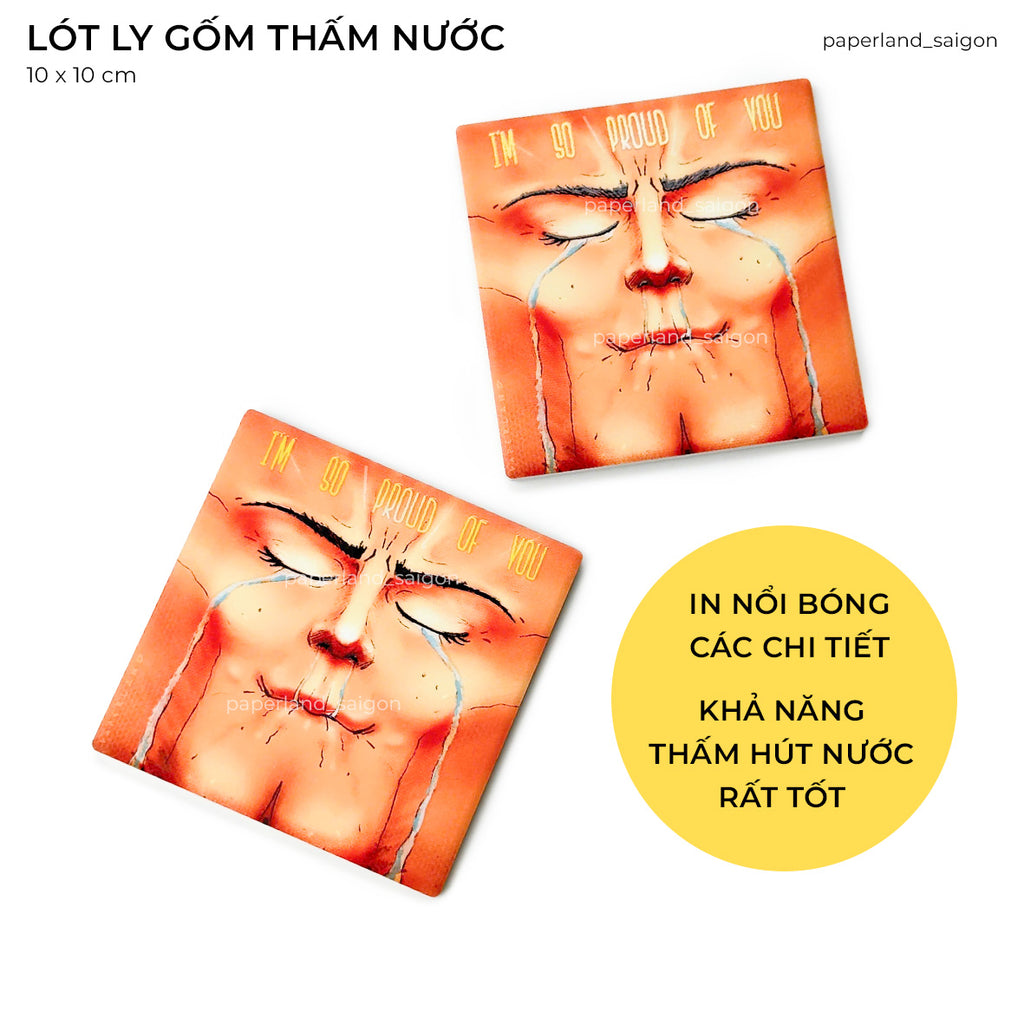 "I'M SO PROUD OF YOU" CERAMIC COASTER