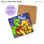 "RẮN ĐỘC" CERAMIC COASTER