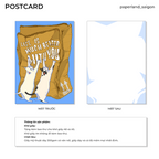 "LIFE IS MUCH BETTER WITH YOU" POSTCARD