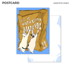 "LIFE IS MUCH BETTER WITH YOU" POSTCARD