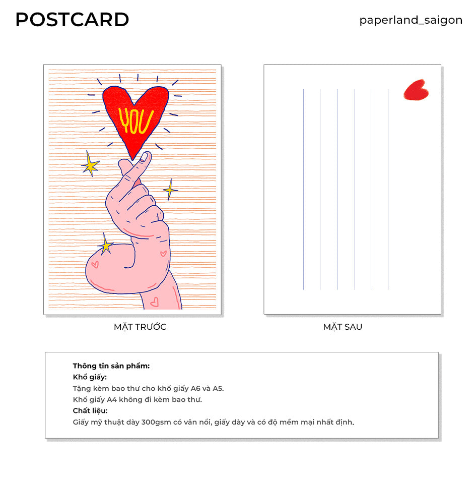 "BẮN TIM" POSTCARD