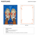 "CHẠY BỘ - BE PATIENT" POSTCARD