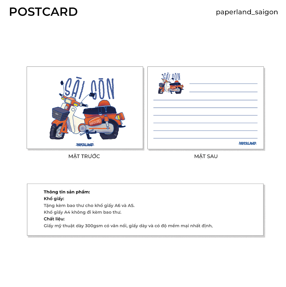 "SÀI GÒN" POSTCARD