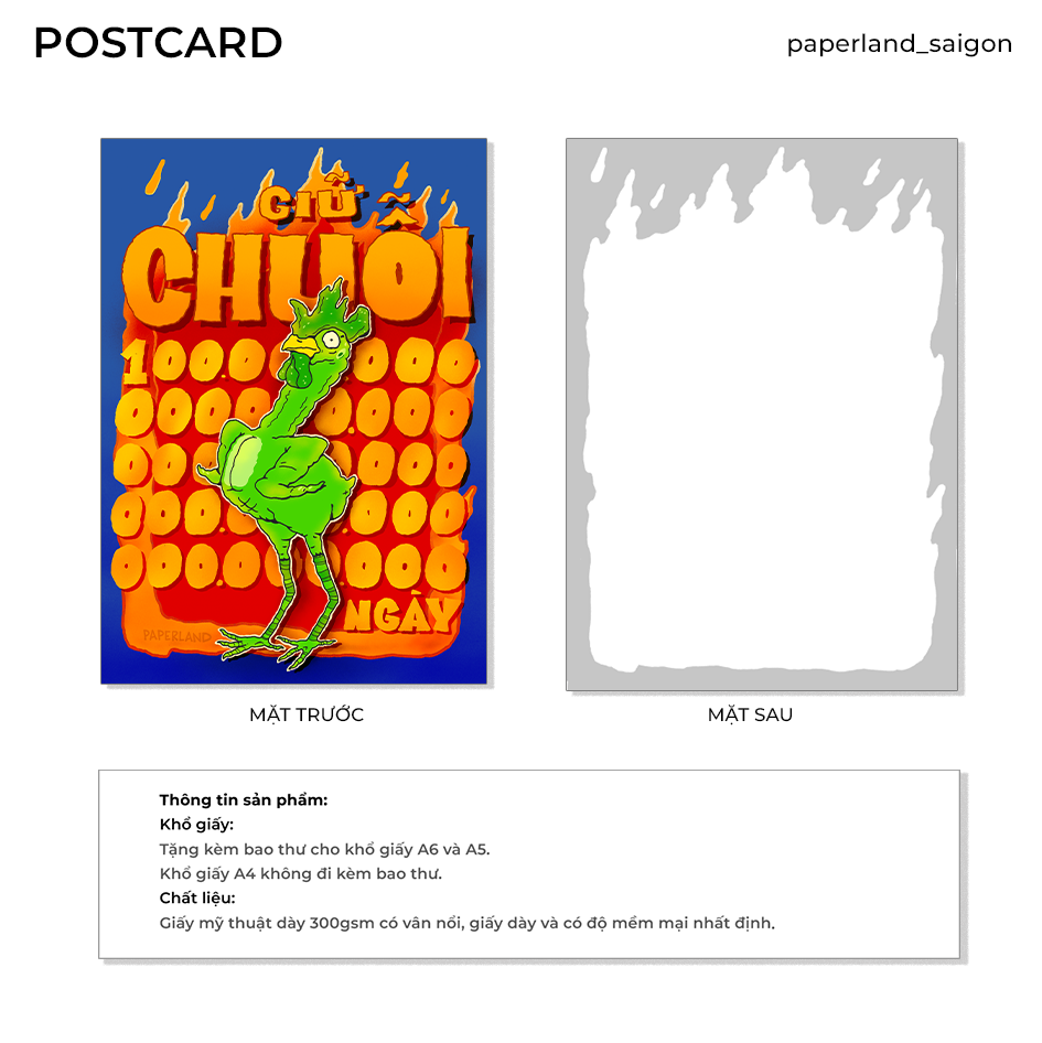 "GIỮ CHUỖI" POSTCARD