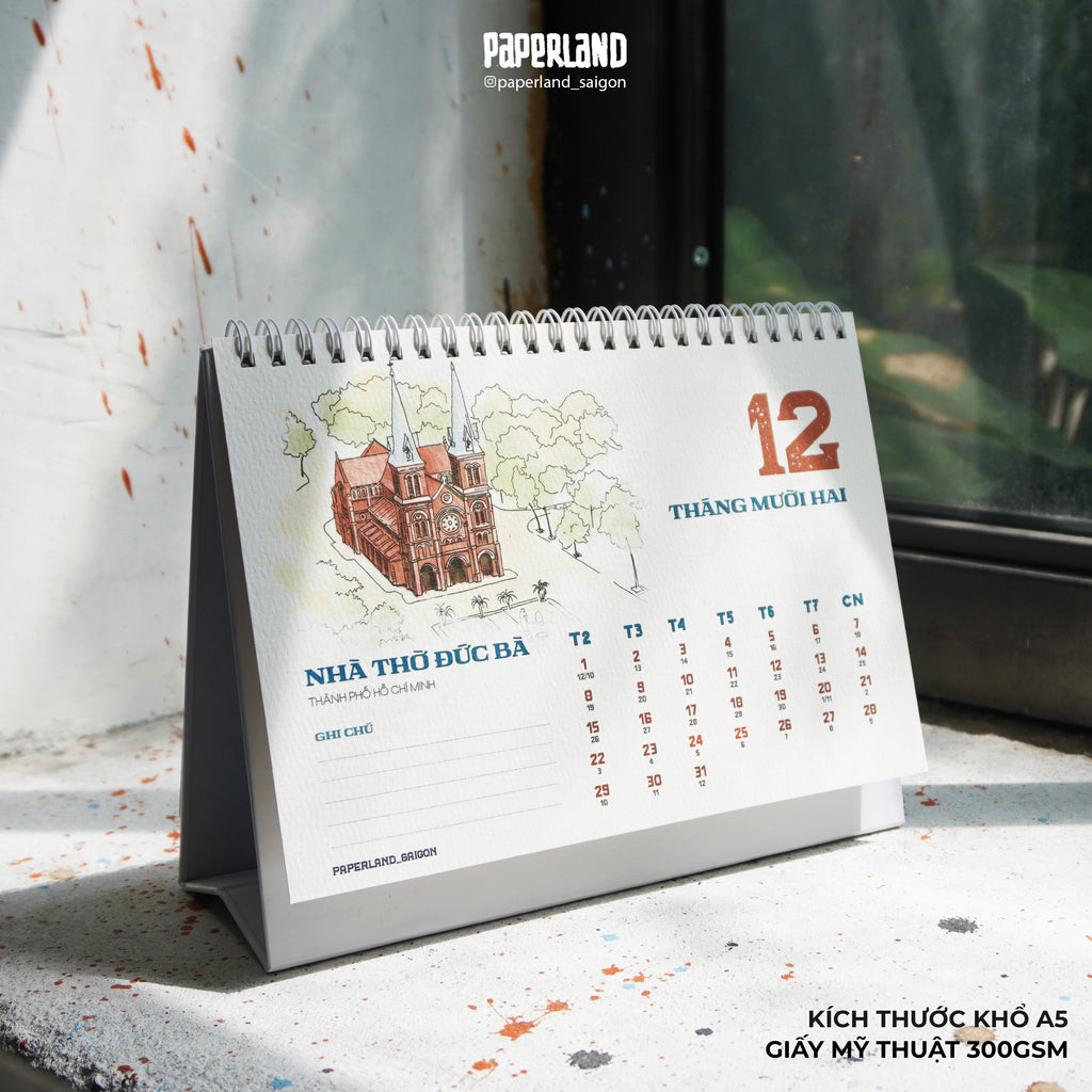 LỊCH BÀN 2026 "KIẾN TRÚC VIỆT NAM"