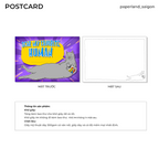 "DEAR MY FAVORITE HUMAN" POSTCARD