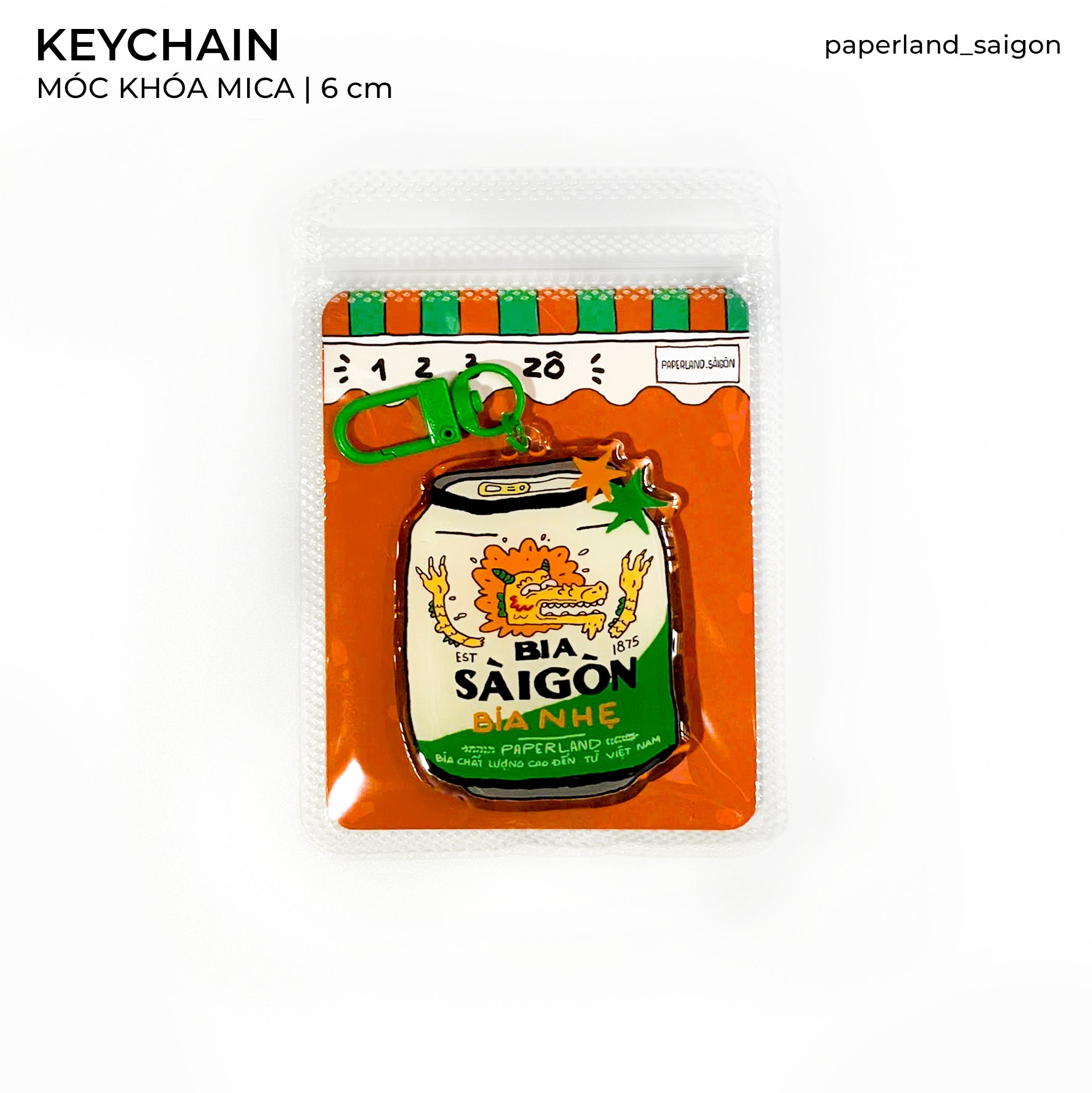 "BIA SÀI GÒN" KEYCHAIN