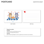 "NOODLE CAT" POSTCARD