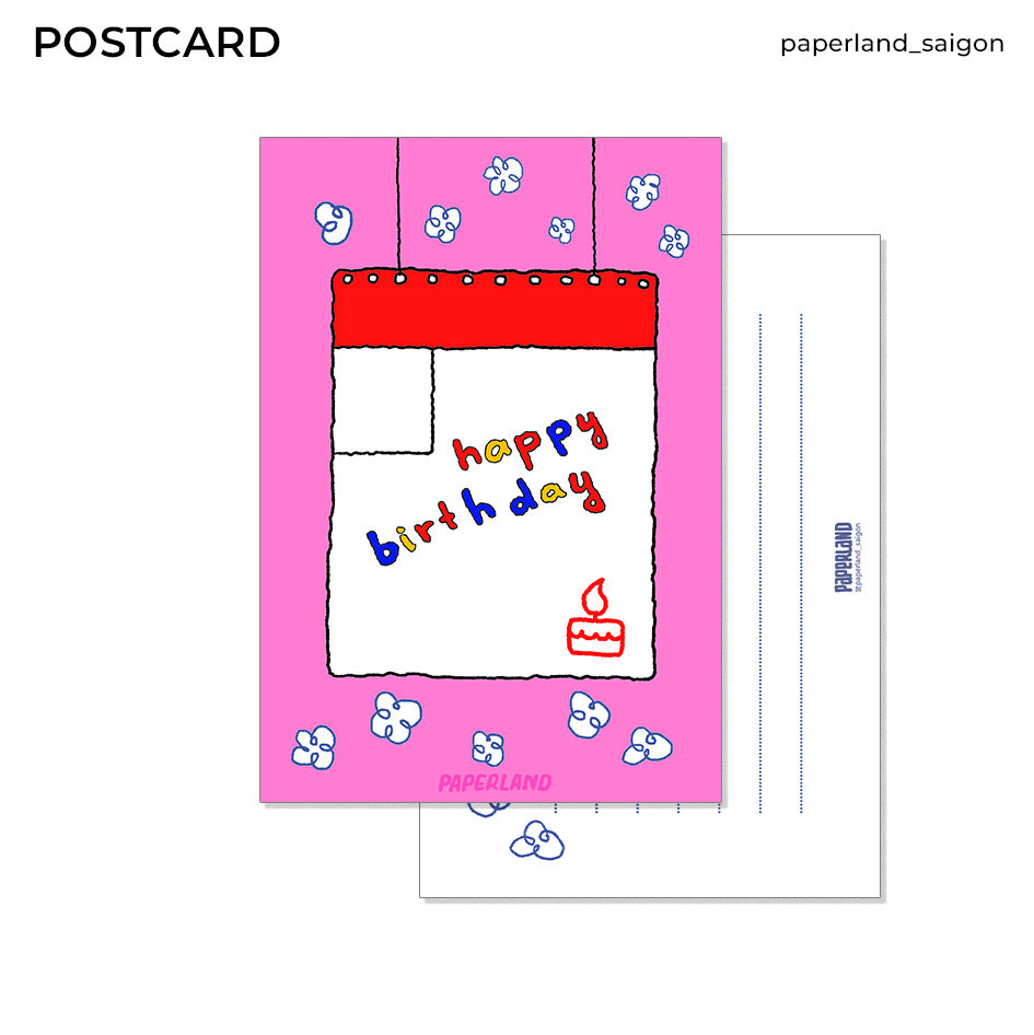 "MARK THE BIRTHDAY DATE" POSTCARD