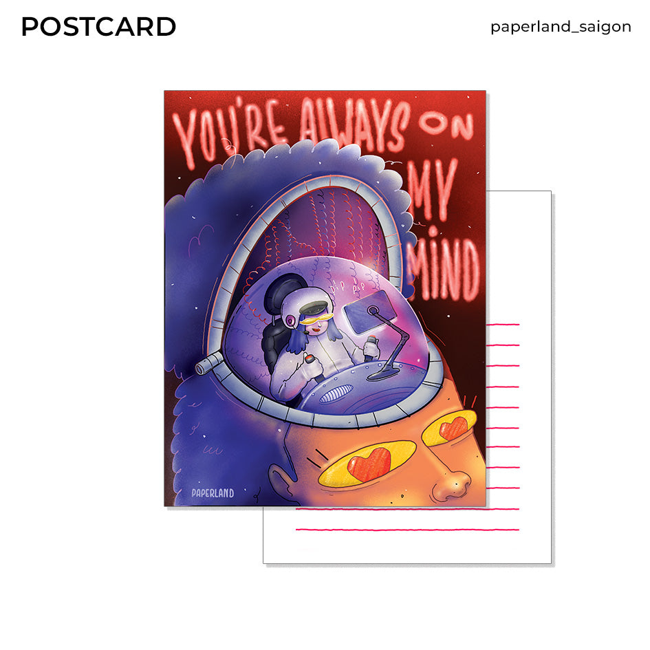 "ALWAYS ON MY MIND" POSTCARD