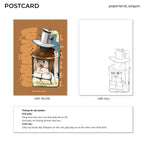 "MATCHA, CÀ PHÊ" POSTCARD