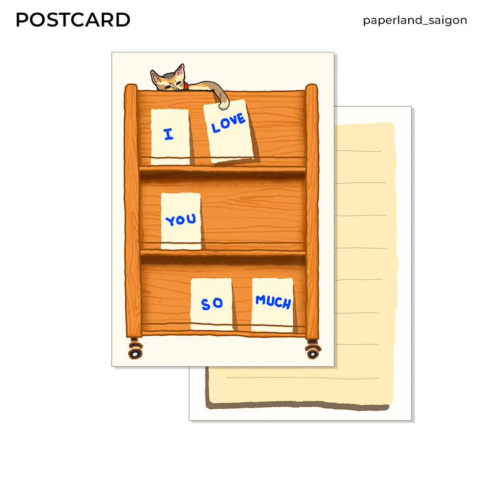 "I LOVE YOU SO MUCH" POSTCARD