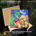 "RẮN ĐỘC" CERAMIC COASTER